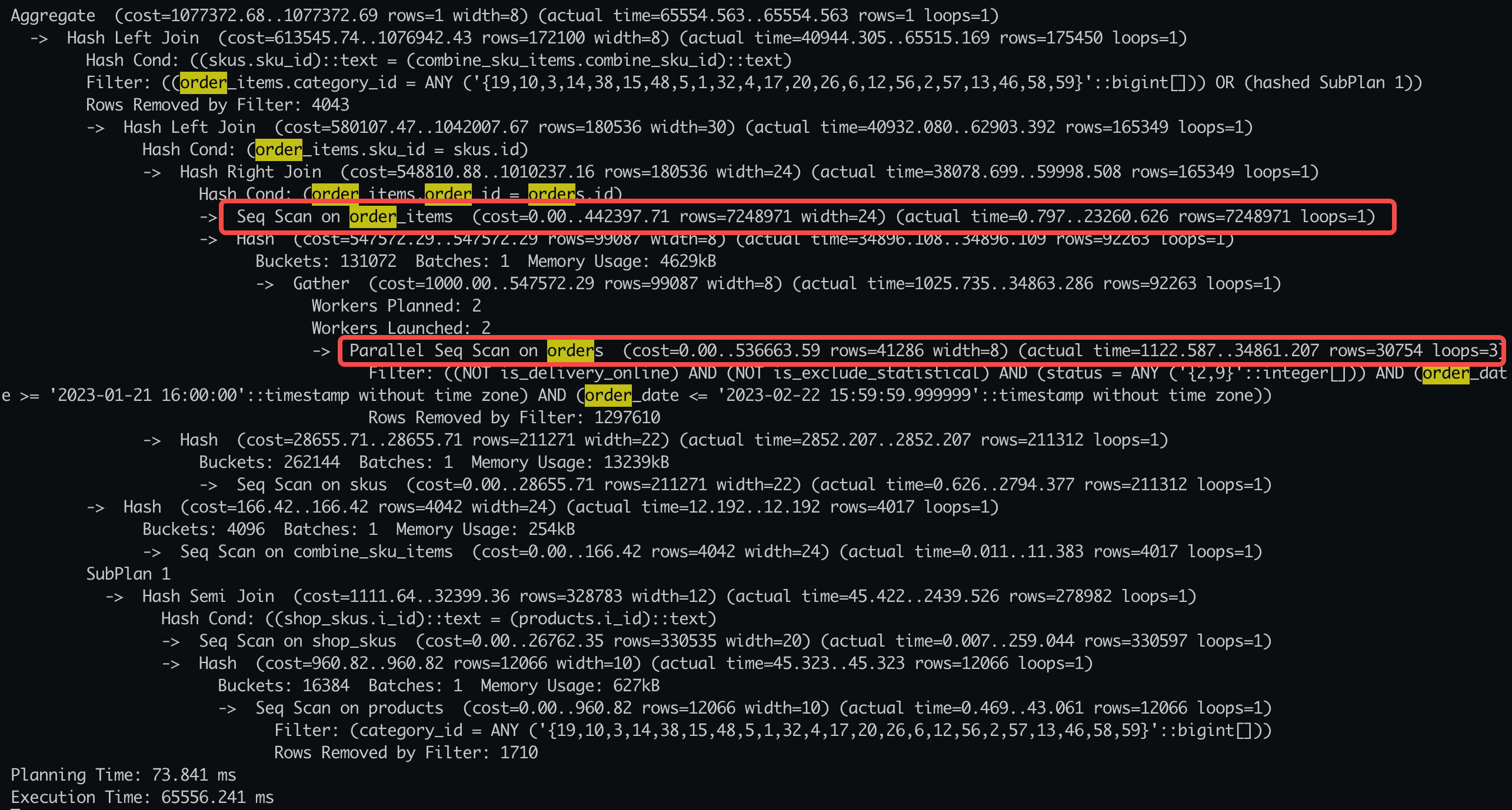 Seq Scan Example